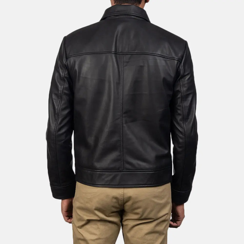 Ferno Black Leather Jacket