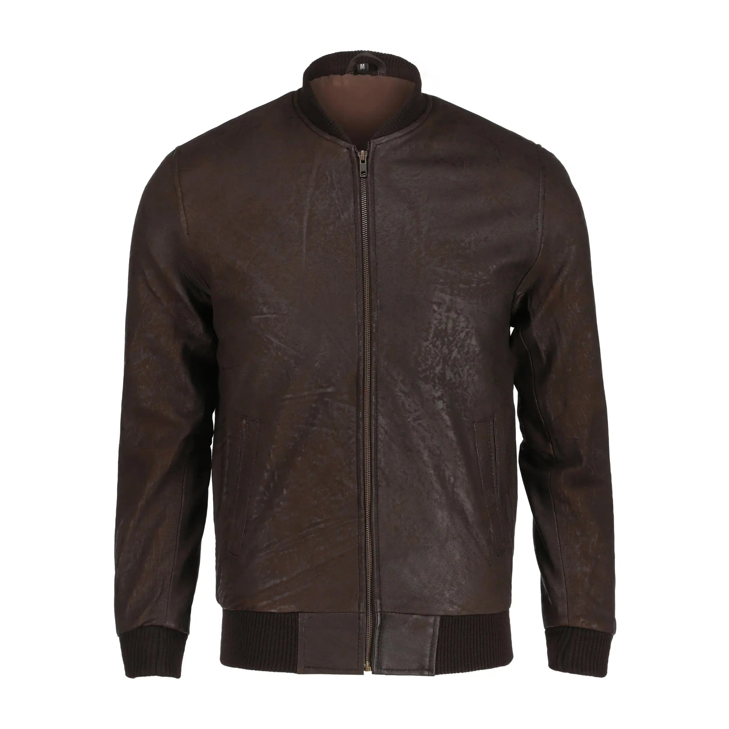 Real Bomber Leather Jacket