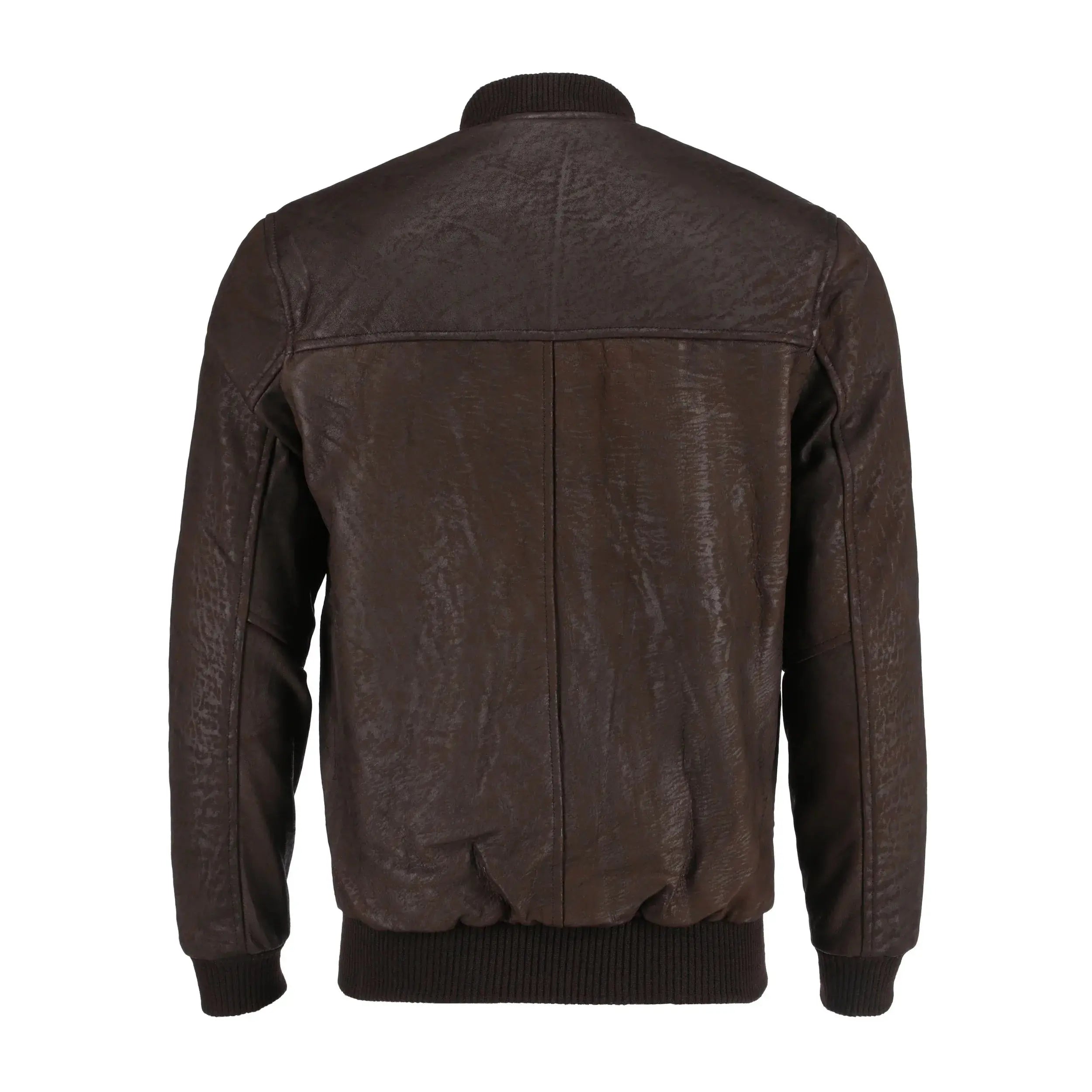 Real Bomber Leather Jacket